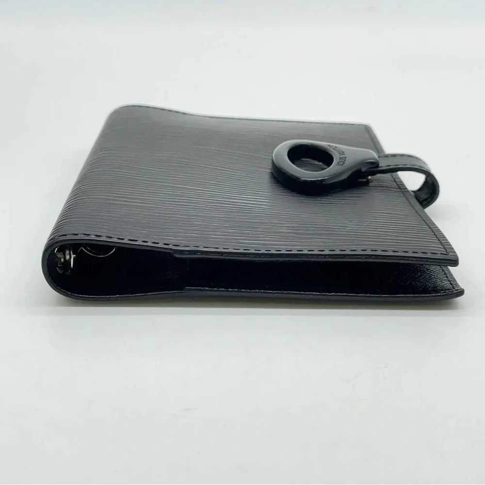 Authentic Louis Vuitton Epi Noir Agenda PM R20092 Day Palnner W/Box GUC